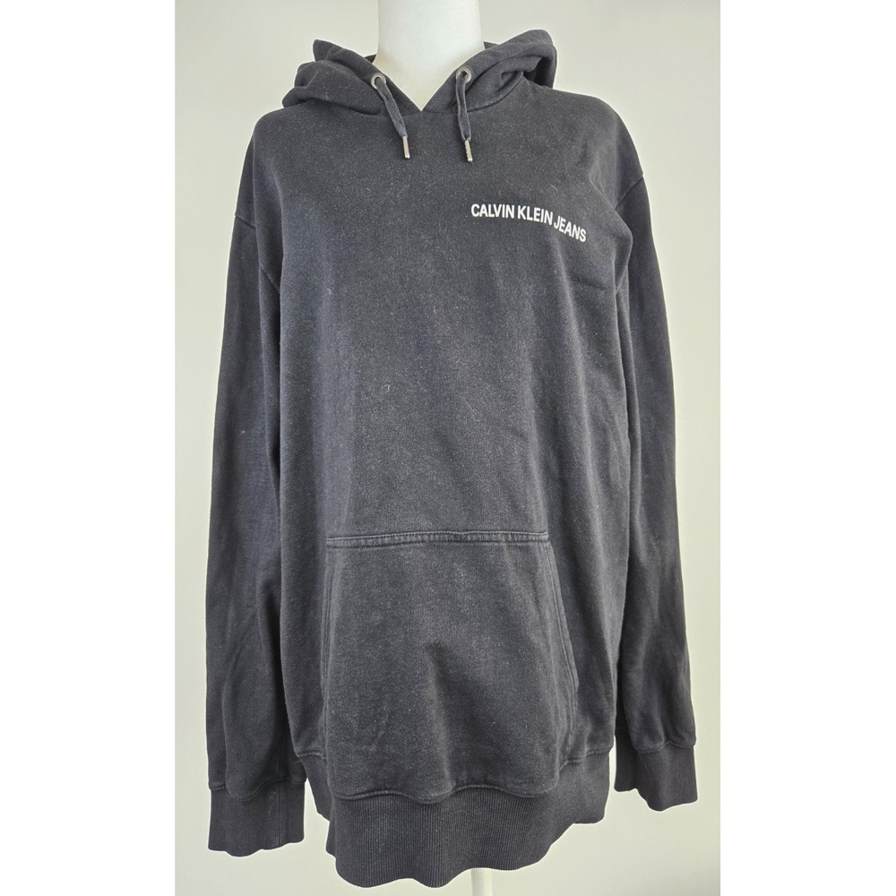 Calvin Klein Hoodie Long Sleeves Black Man
